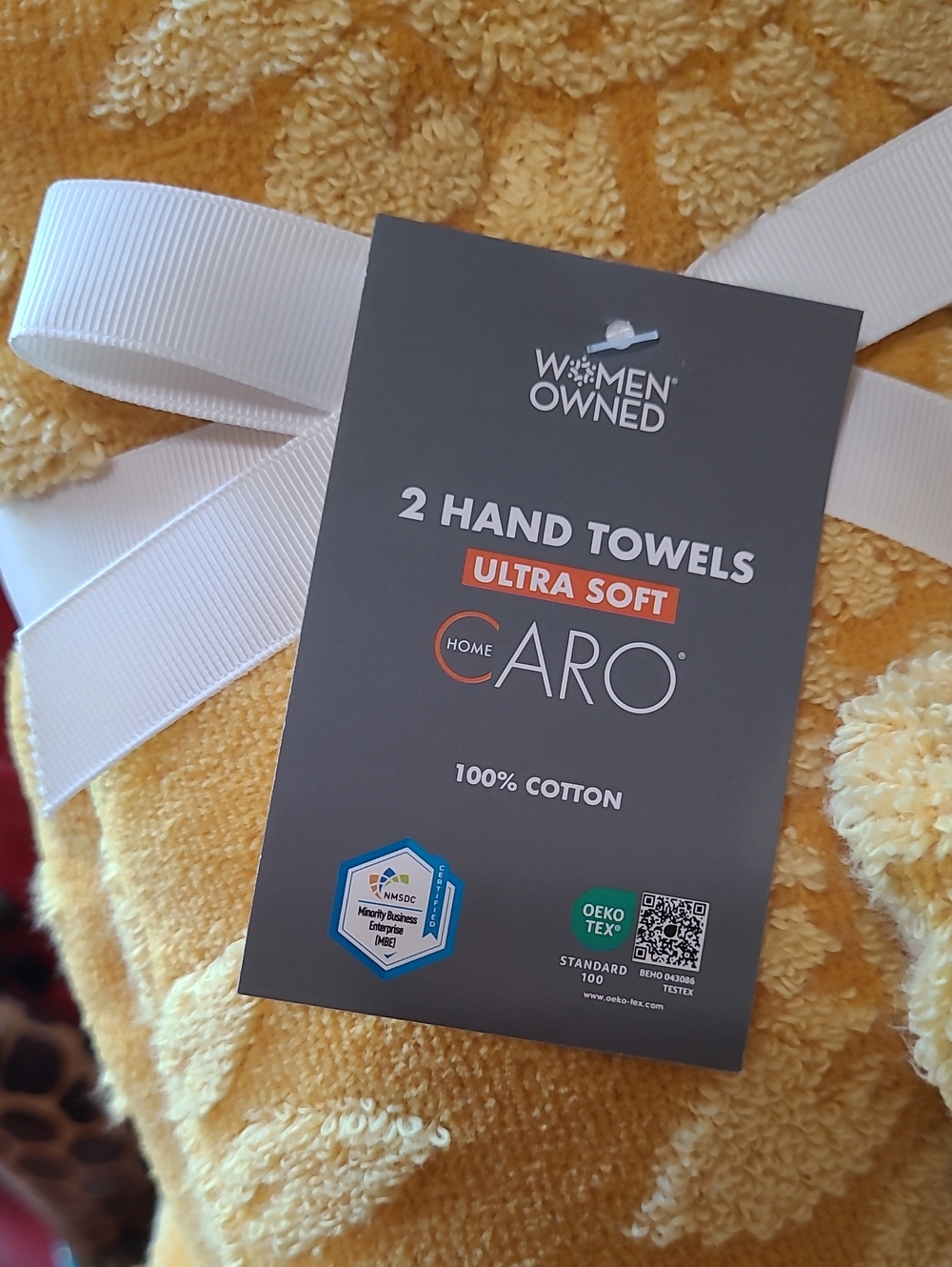 Caro Home Sunflower Bath Towel Set - Picture 3 of 8